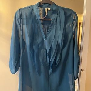 Lauren Conrad size M sheer blouse